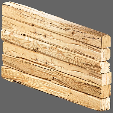  Set of Old Logs 15 3D model image 1 