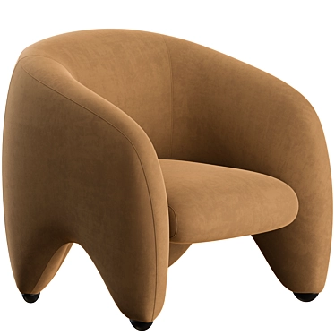 Modern Yuzu Armchair by Arflex 3D model image 1 