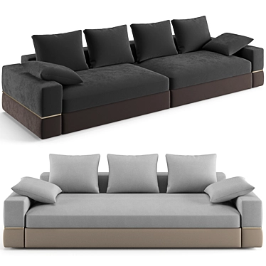 Luxence Maxime Luxury Sofa 3D model image 1 