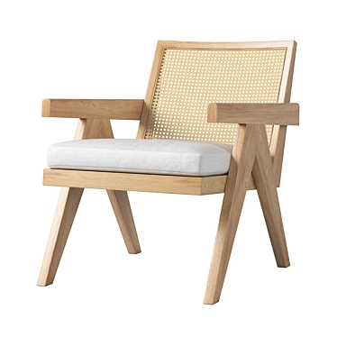 Jakob Lounge Chair, Sleek Design 3D model image 1 