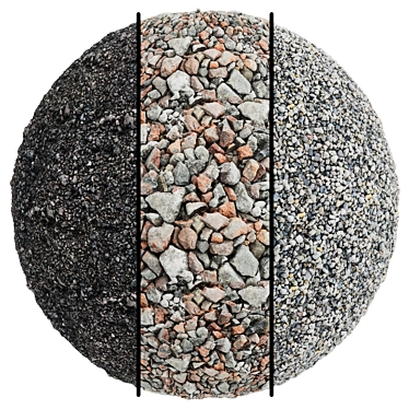 Gravel Stone Texture Set | Seamless 3D model image 1 