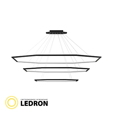 LEDron Starfall Pendant LED Light 3D model image 1 