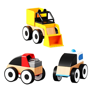  LILLABO Mixed Colour Toy Car 3D model image 1 