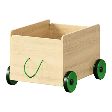 FLISAT Toy Storage Trolley 3D model image 1 