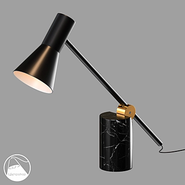 Elegant NL5198 Bogem Table Lamp 3D model image 1 