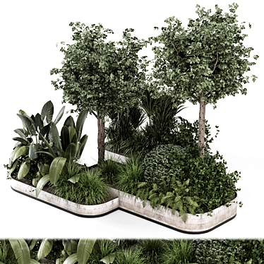 Outdoor Garden Set 1968 Max 3D model image 1 