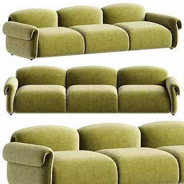 Modern Arina Sofa Set 3D model image 1 