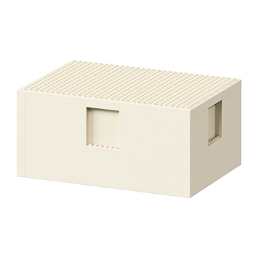 BYGGLEK Lego Box with Lid 3D model image 1 