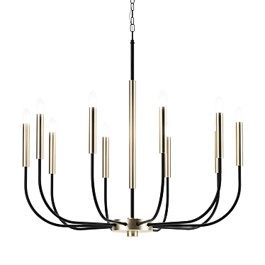 Minimalist Hanging Chandelier 3D model image 1 