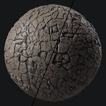 Rock Materials PBR Seamless Texture 3D model image 1 