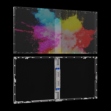 Dynamic Pixel Control Transparent Screen 3D model image 1 