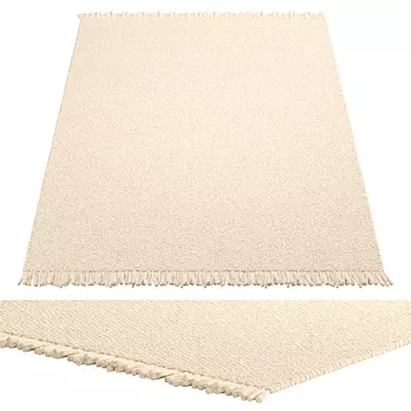 Dalvik Beige Scandinavian Rug 200x300 3D model image 1 