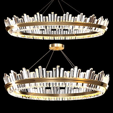 Imperium Pendant Light Trio 3D model image 1 