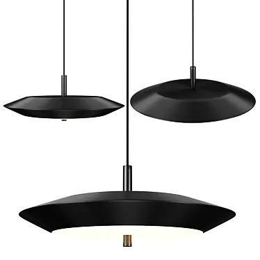 Adjustable LED Pendant Light TITO 3D model image 1 