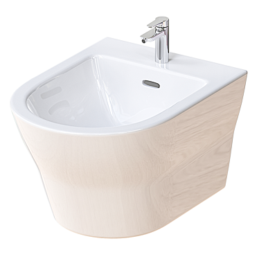 TOTO MH Wall-Hung Bidet 3D model image 1 