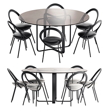 Musico Dining Set by Lee Broom 3D model image 1 