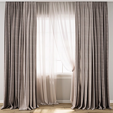  Curtain 875 3D Model Bundle 3D model image 1 