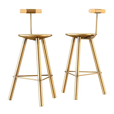 Erickson Aesthetics Tripod Stool 3D model image 1 