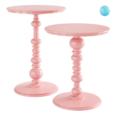 Designer Fruit Side Table - NOS Furniture 3D model image 1 