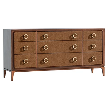 Luxury Tommy Bahama Triple Dresser 3D model image 1 