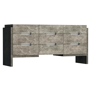 Real-Size Foundations Dresser with UV-Texture 3D model image 1 