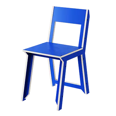 Modern Design Angle Chair V1 3D model image 1 