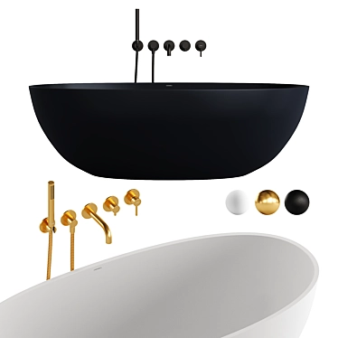 Y 5-Hole Bath Mixer and Shell Wanna by OMNIRES