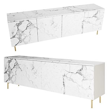  Modern Universal Ceramic Sideboard 3D model image 1 