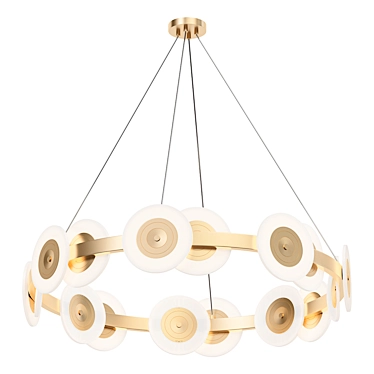 Elegant Samiya Chandelier Design 3D model image 1 