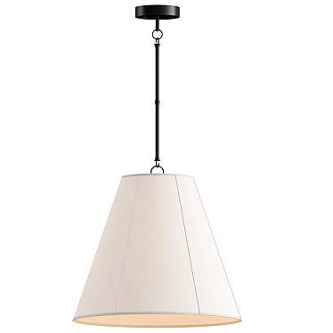 Luca Large Conical Pendant Light 3D model image 1 