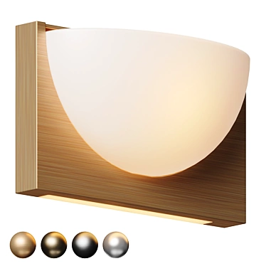 Elegant LED Wall Sconce: Mylie 3D model image 1 