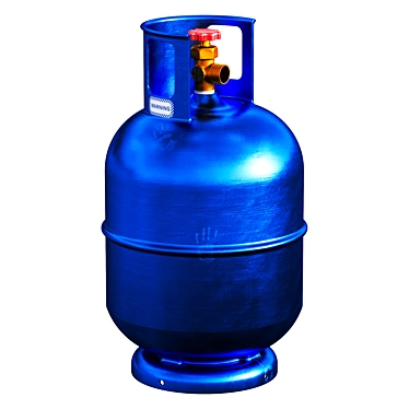 Corona Gas Cylinder Model OBJ 3D model image 1 