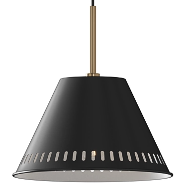  Nordic Pine Pendant Light 3D model image 1 