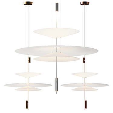  Modern Flamingo Pendant Lamp 3D model image 1 