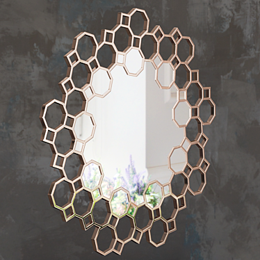 Volpi Jenny Wall Mirror 3D model image 1 