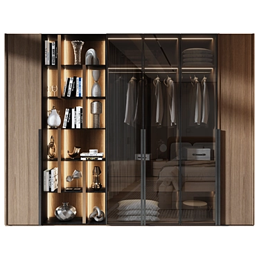  Modern Furniture Set with Decor 3D model image 1 