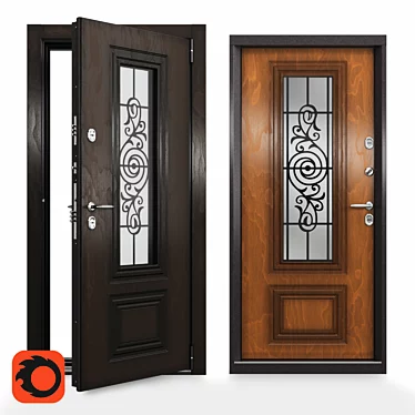 Snegir Pro Cold-Resistant Door 3D model image 1 