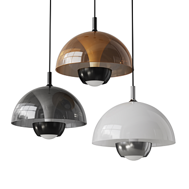 LED Pendant Light Lampatron HENNEKE 3D model image 1 