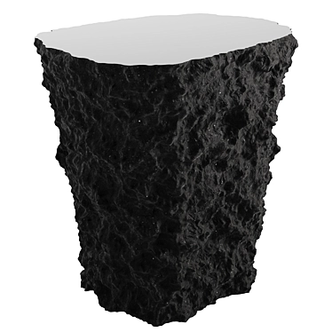 Lava Stone Side Table