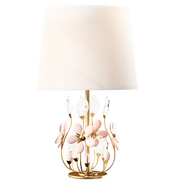 Grace Flower Table Lamp 3D model image 1 