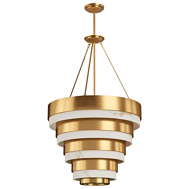 Hinkley Pendant Light QN-ECHELON-8P 3D model image 1 