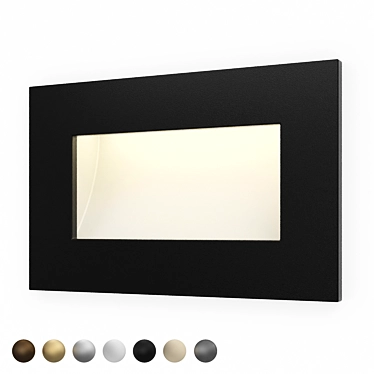 Rectangular LED Step Light - Integrator IT-764 3D model image 1 