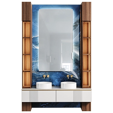 Corona 6 Bathroom Furniture 3D model image 1 