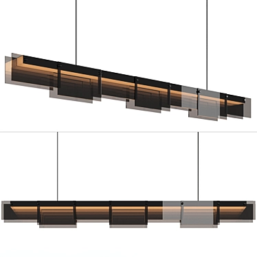 Designer TADDEUS Light Fixture 3D model image 1 