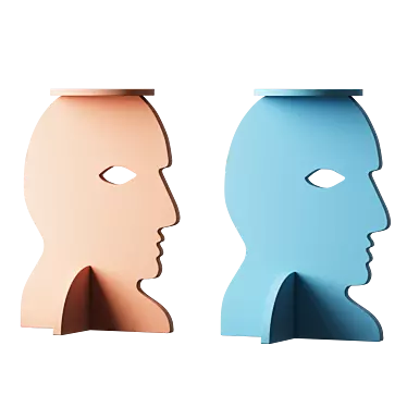 Profile Table: Modern Design Piece 3D model image 1 