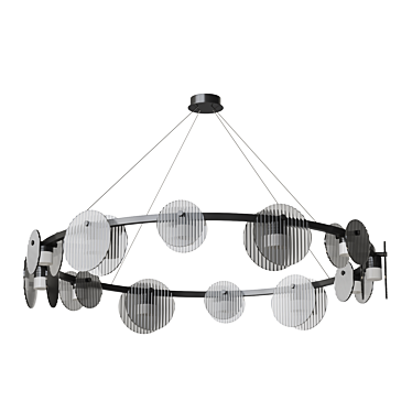 Lampatron RUTGER R 12 Modern Chandelier 3D model image 1 