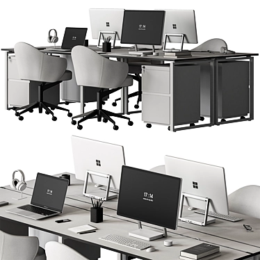 Office Essentials Set 569 3D model image 1 