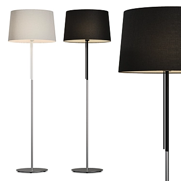 Elegant Volta Floor Lamp 3D model image 1 