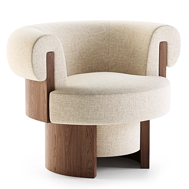  Modern Volta Armchair: Corona Render 3D model image 1 