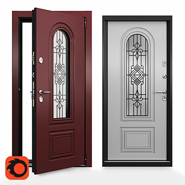 Snegir Pro Weatherproof Door 3D model image 1 